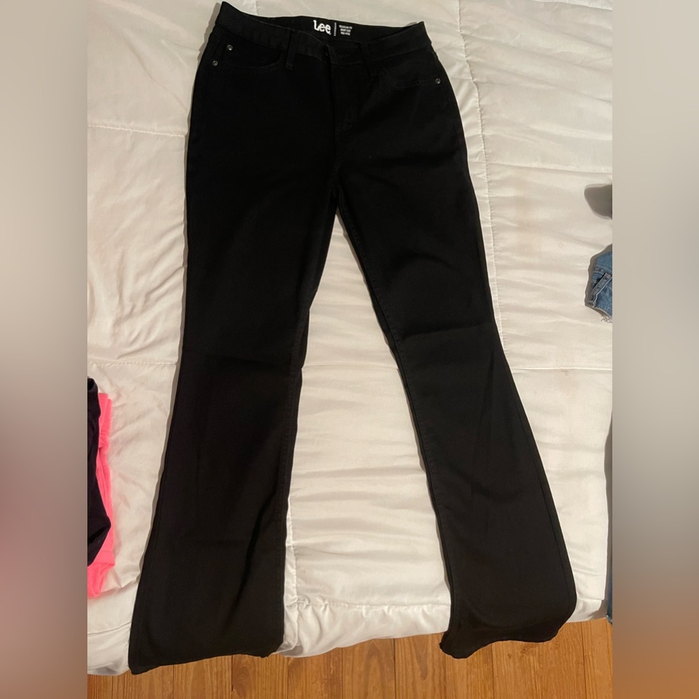 Black Boot Cut Lee Jeans